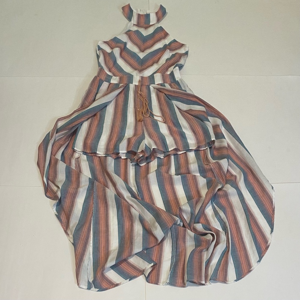 Crystal Sky stripe jumpsuit & romper size 5 - Picture 3 of 11